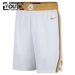 NBA Boston Celtics Shorts Nike 2025-26 City Edition Blanc Swingman - Enfant